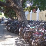 bicycle parking, pondicherry 2006